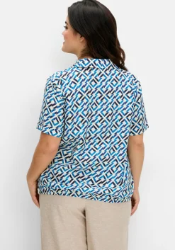 Tunika mit Grafikprint und Gummizugbund