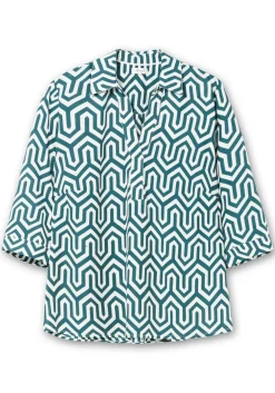 Tunika mit grafischem Alloverprint