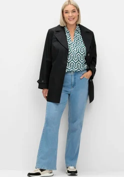 Tunika mit grafischem Alloverprint