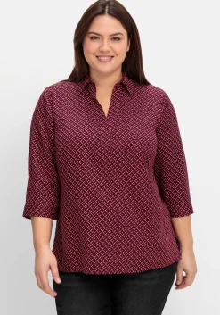 Tunika mit grafischem Alloverprint