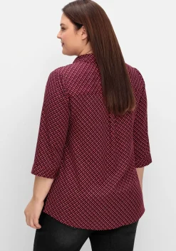 Tunika mit grafischem Alloverprint