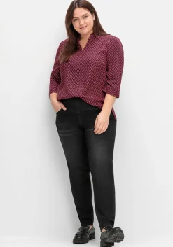 Tunika mit grafischem Alloverprint