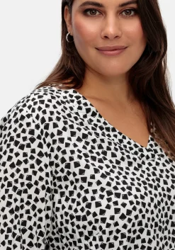 Tunika mit grafischem Alloverdruck