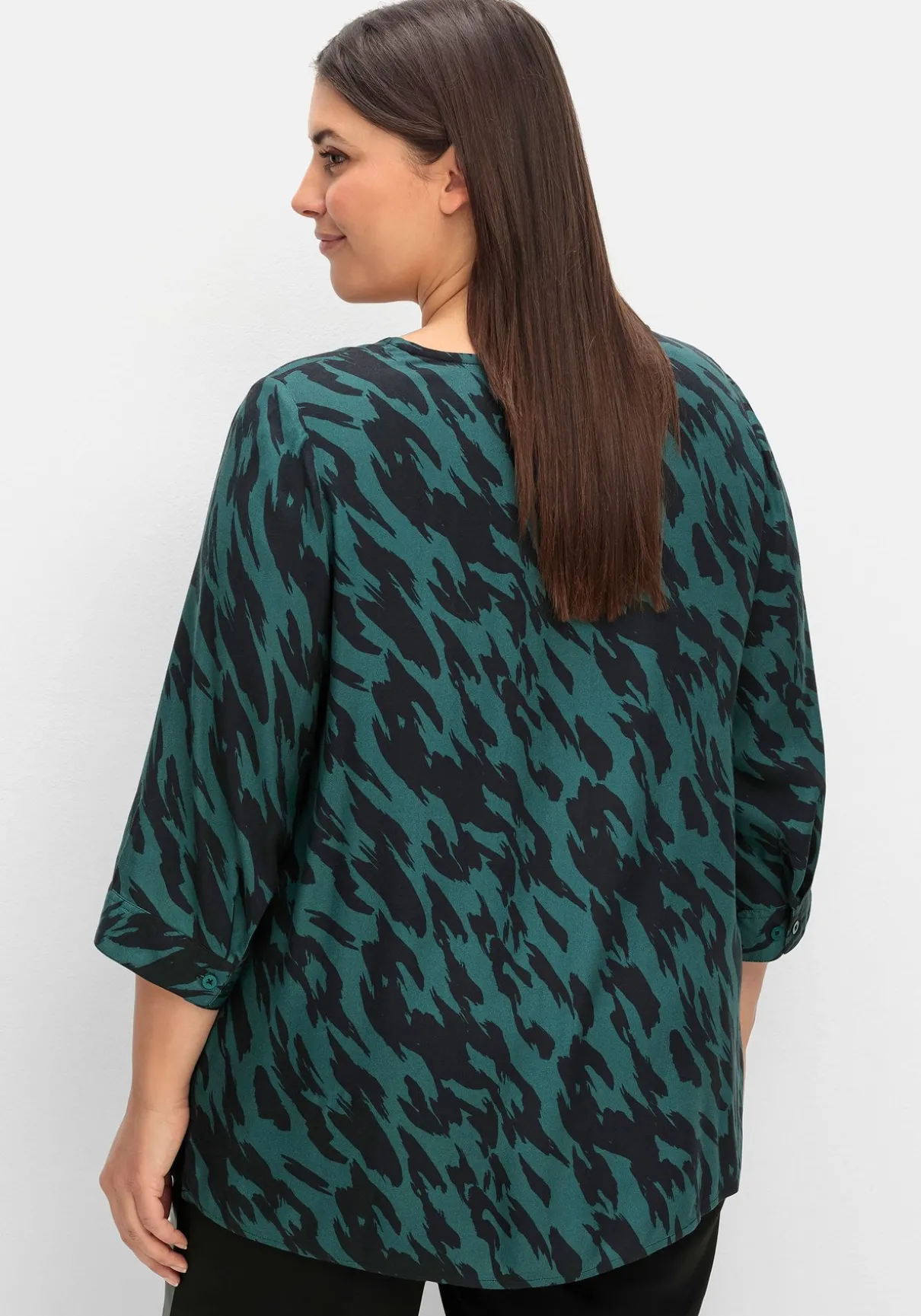 Tunika mit 3/4-Ärmeln und Alloverprint