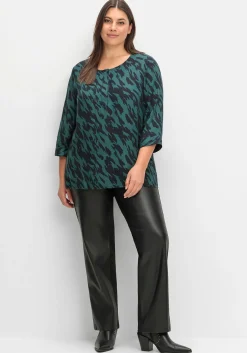 Tunika mit 3/4-Ärmeln und Alloverprint