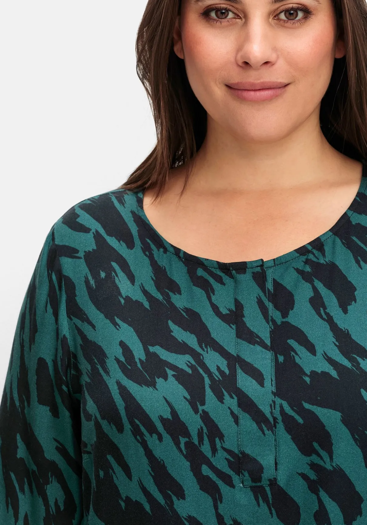 Tunika mit 3/4-Ärmeln und Alloverprint
