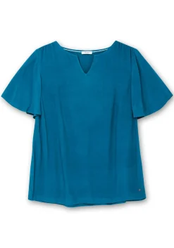 Tunika mit weitem Ärmel, in leichter A-Linie