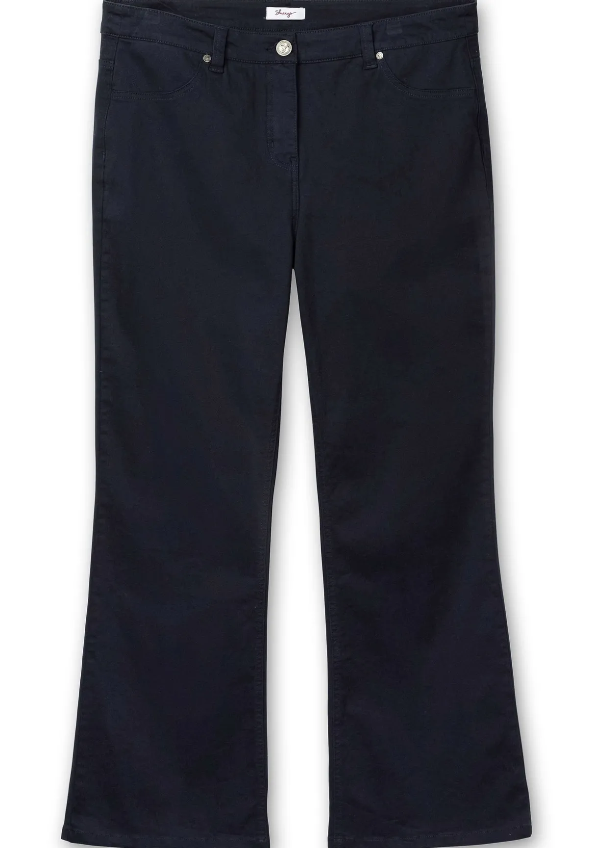 Twillhose in Bootcutform mit Shaping-Einsatz