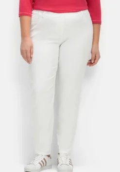 Twillhose mit Schlupfbund, in schmaler Beinform