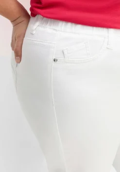 Twillhose mit Schlupfbund, in schmaler Beinform