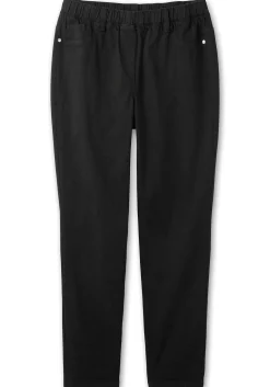 Twillhose mit Schlupfbund, in schmaler Beinform