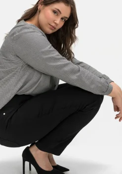 Twillhose mit Schlupfbund, in schmaler Beinform