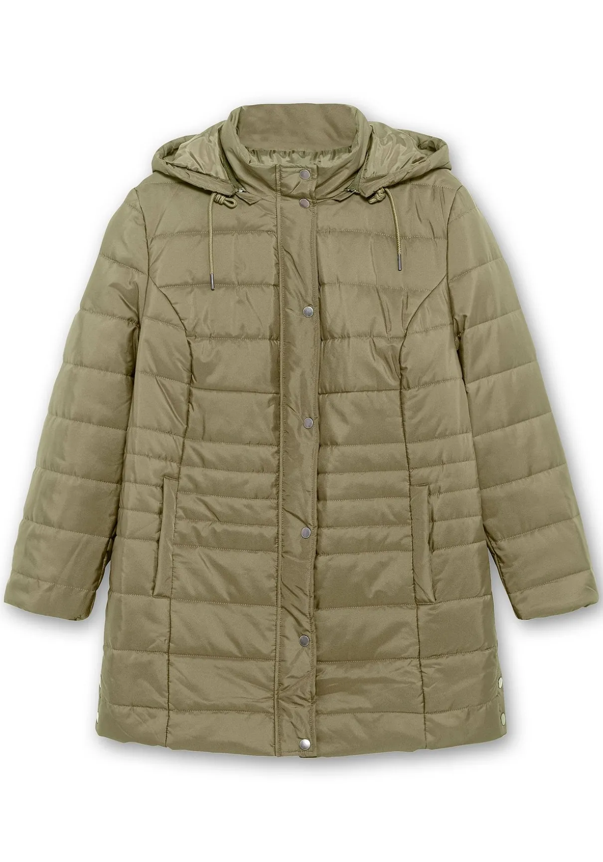 Warm wattierte Steppjacke mit Kapuze