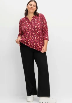 Weite High-Waist-Hose im Curvy-Schnitt ANNE