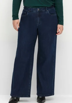 Weite High-Waist-Jeans im Curvy-Schnitt ELLA