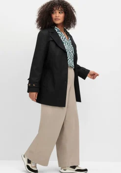 Weite Hose im Chino-Stil, aus leichtem Twill