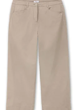 Weite Hose im Chino-Stil, aus leichtem Twill