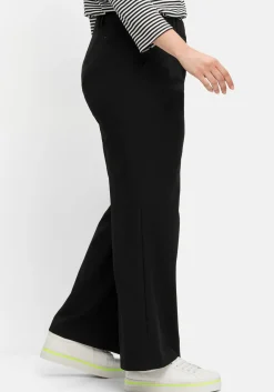 Weite Hose im Curvy-Schnitt ELLA mit Bundfalten