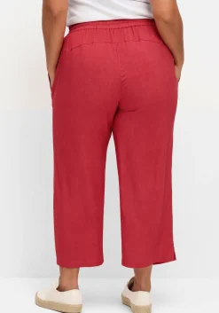 Weite Hose mit Schlupfbund, knöchelfrei