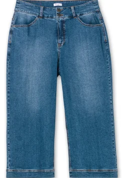 Weite 7/8-Jeans im Curvy-Schnitt MANUELA