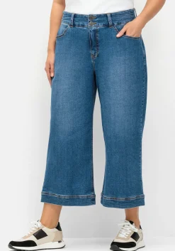 Weite 7/8-Jeans im Curvy-Schnitt MANUELA