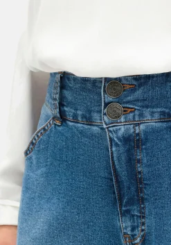 Weite 7/8-Jeans im Curvy-Schnitt MANUELA