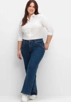 Weite Jeans in Curvy-Schnitt ELLA
