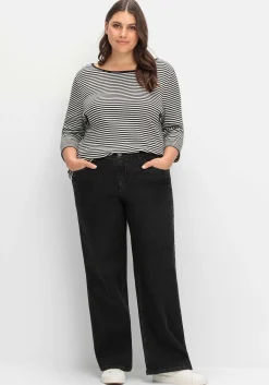 Weite Jeans in Curvy-Schnitt ELLA