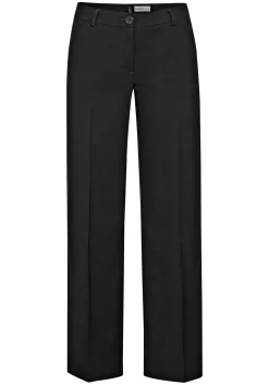 Weite Stretchhose mit Bügelfalte