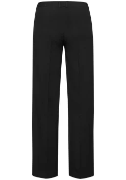 Weite Stretchhose mit Bügelfalte