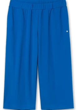 Weite verkürzte Hose mit Schlupfbund