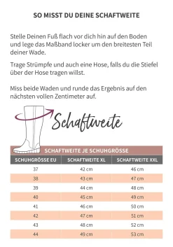 Weitschaftstiefel aus Leder mit Fellimitat