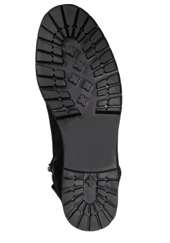 Weitschaftstiefel aus Leder, mit Zierreißverschluss