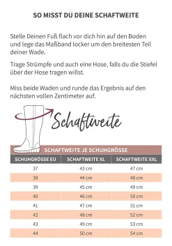 Weitschaftstiefel aus Leder mit Stretch-Einsatz