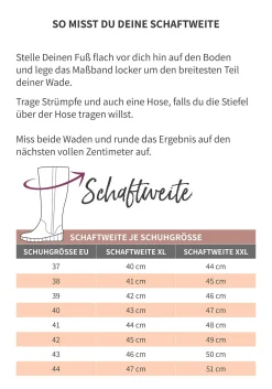 Weitschaftstiefel aus Leder mit Zierschnalle