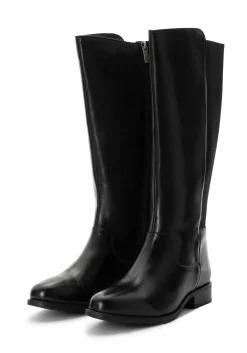 Weitschaftstiefel mit Stretch-Einsatz, in 3 Schaftweiten