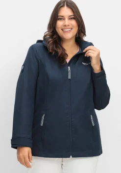 Wind- und wasserabweisende Softshelljacke