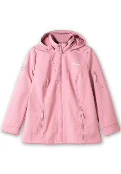 Wind- und wasserabweisende Softshelljacke